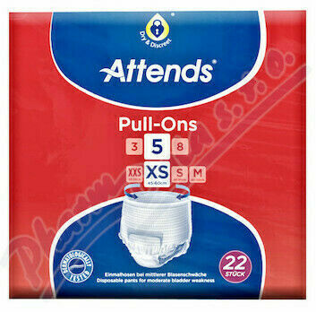 Attends kalhotky absorpční Pull-Ons 5XS 22ks porovnat ceny