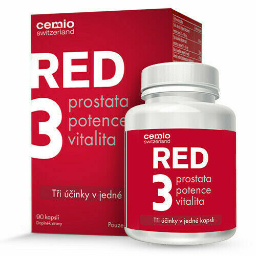 Cemio RED3 90 kapslí porovnat ceny