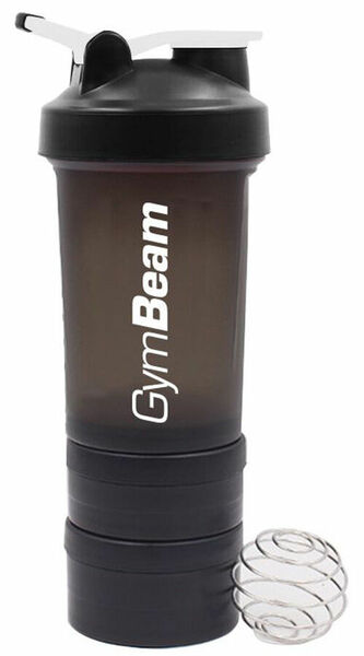 GymBeam Vícedílný šejkr Blend Bottle Black White 600ml porovnat ceny
