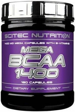 SciTec Nutrition Mega BCAA 1400 180 kapslí porovnat ceny