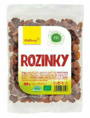 Wolfberry Rozinky BIO 100g porovnat ceny