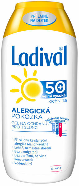 LADIVAL Gel alergická kůže SPF50+ 200ml porovnat ceny