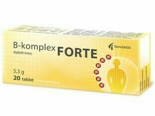 Noventis  B-komplex Forte 20 tablet porovnat ceny