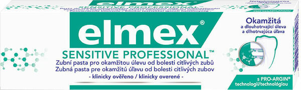 Elmex Zubní pasta Sensitive Professional 75ml porovnat ceny