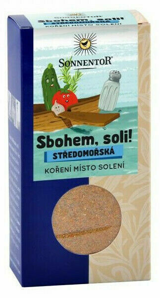 Sonnentor  Bio Kořenicí směs "Sbohem soli" Středomořská 55g - krabička porovnat ceny