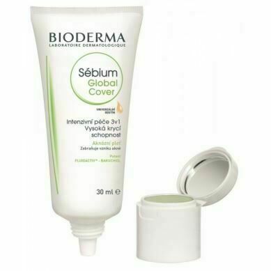 BIODERMA Sébium Global Cover – krém a korektor na akné 30ml porovnat ceny