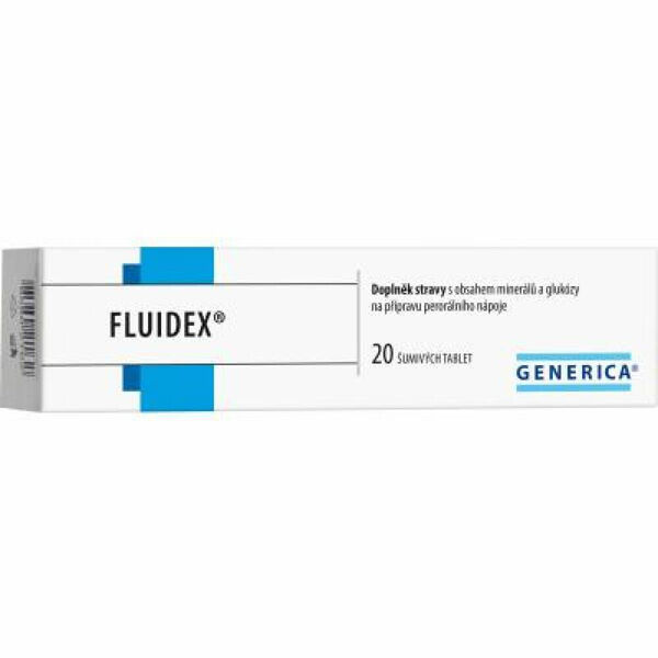 GENERICA Fluidex 20 šumivých tablet porovnat ceny