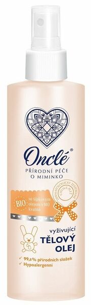 Onclé Dětský vyživující tělový olej s BIO šípkovým olejem 200ml porovnat ceny