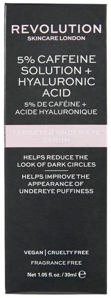 Revolution Skincare Targeted Under Eye Serum - 5% Caffeine Solution + Hyaluronic Acid Serum oční sérum 30ml porovnat ceny