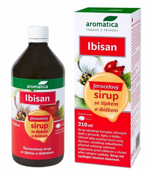 AROMATICA Sirup Ibisan jitrocelový od 3 let 210ml porovnat ceny