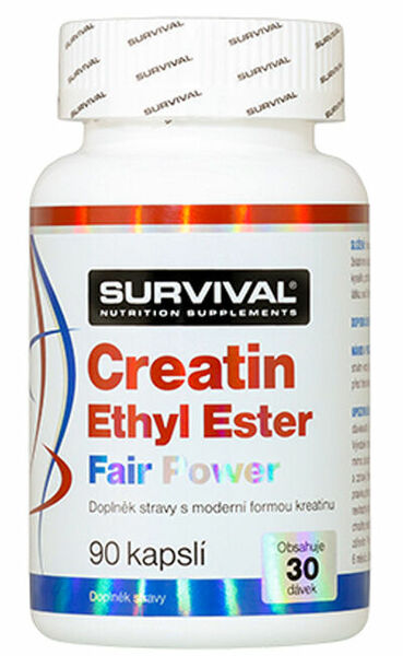 Survival Nutrition Creatin Ethyl Ester Fair Power 90 kapslí porovnat ceny