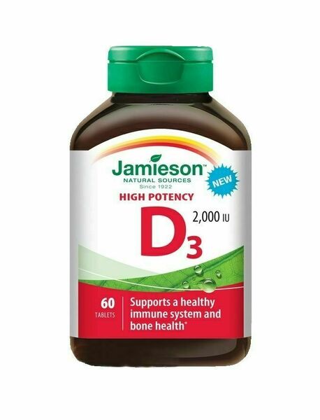 Jamieson Vitamin D3 2000 IU 60 tablet porovnat ceny