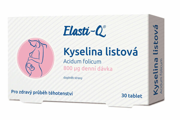 Elasti-Q Kyselina listová 800μg 30 tablet porovnat ceny
