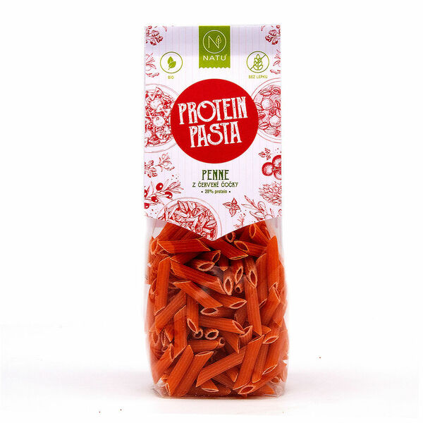 NATU Protein Pasta Penne z červené čočky BIO 250 g porovnat ceny