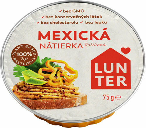 LUNTER Mexická pomazánka 75g porovnat ceny