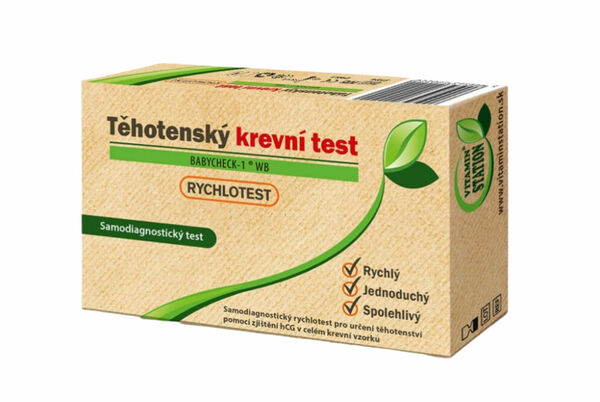 VITAMIN STATION Rychlotest Těhotenský krevní test 1 ks porovnat ceny
