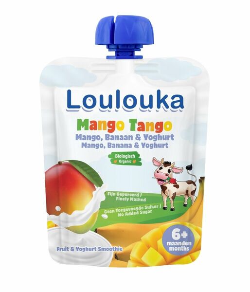Loulouka BIO kapsička Mango Tango mango, banán, jogurt 90 g porovnat ceny