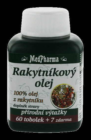 MedPharma Rakytníkový olej 60mg 67 tobolek porovnat ceny