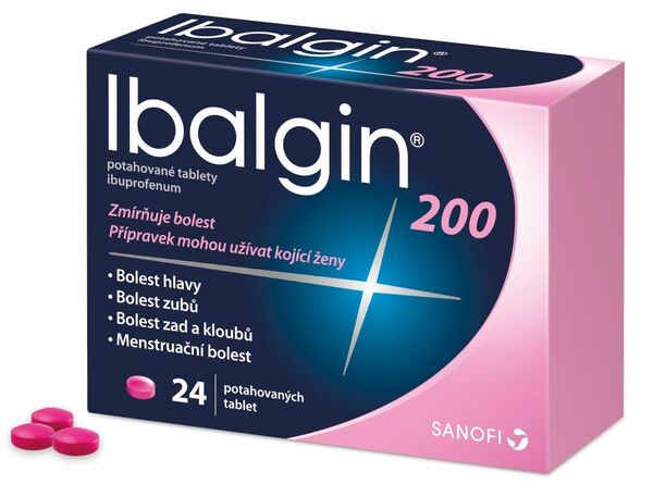 Ibalgin® 200 200mg 24 potahovaných tablet porovnat ceny