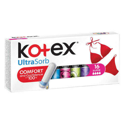 KOTEX Tampony Ultra Sorb Super 16ks porovnat ceny