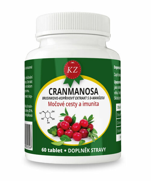 Cranmanosa Močové cesty a imunita 60 tablet porovnat ceny