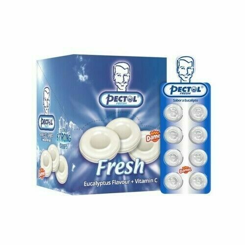 Pectol eukalyptový drops s vit.C box 24 blistrů porovnat ceny