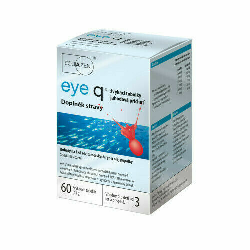 eye q žvýkací tob.60 jahodová příchuť porovnat ceny