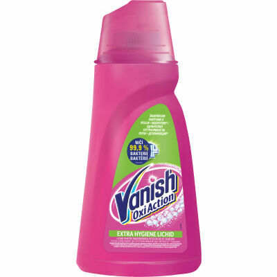 Vanish Oxi Action Extra Hygiene tekutý odstraňovač skvrn 940ml porovnat ceny