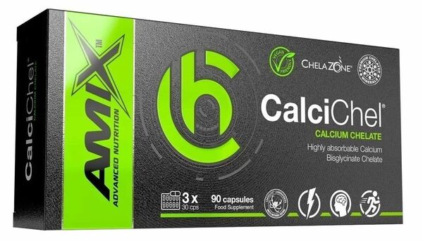 Amix ChelaZone CalciChel, 90 kapslí porovnat ceny