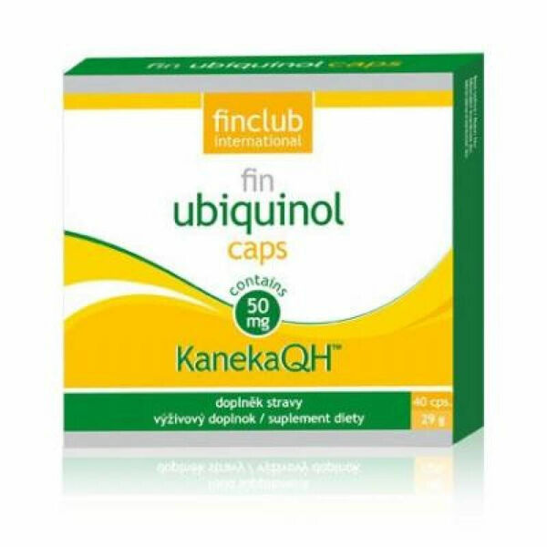 FINCLUB Ubiquinol caps 40 kapslí porovnat ceny