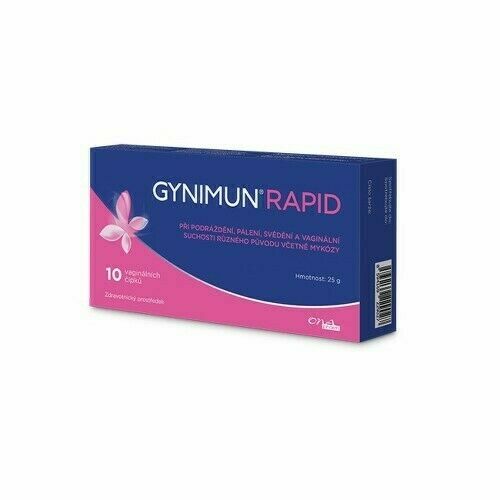 Gynimun Rapid 10 vaginálních čípků porovnat ceny