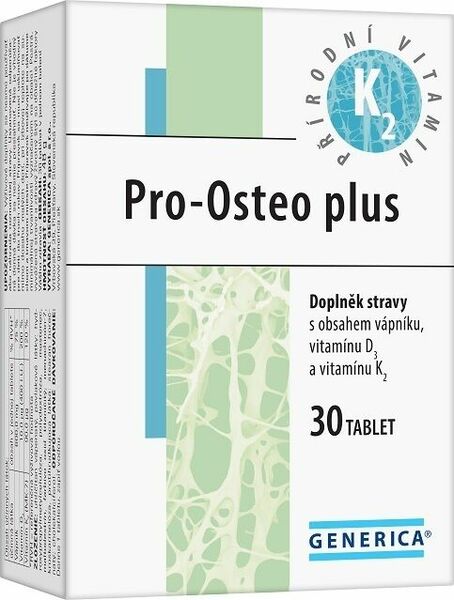 Generica Pro-Osteo plus 30 tablet porovnat ceny