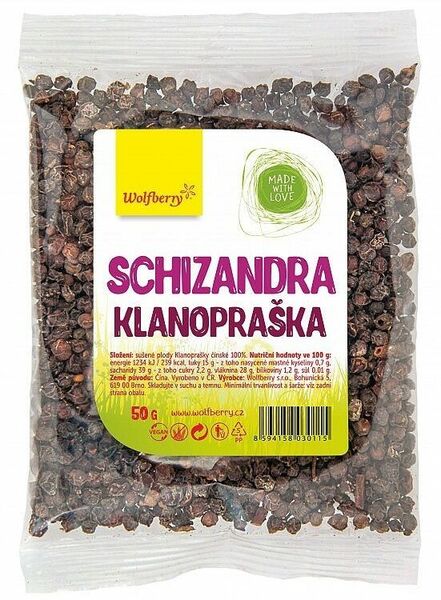 Wolfberry Schizandra plod Klanopraška 50g porovnat ceny