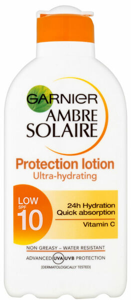 Garnier Ambre Solaire opalovací mléko SPF10 200ml porovnat ceny