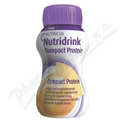NUTRIDRINK COMPACT PROTEIN S PŘÍCHUTÍ HŘEJIVÉHO ZÁZVORU perorální SOL 4X125ML porovnat ceny