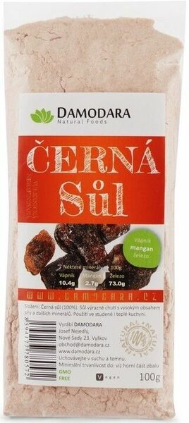 Damodara Černá sůl 100g porovnat ceny