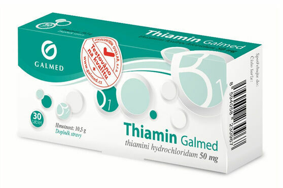 Galmed Thiamin 50mg 30 tablet porovnat ceny