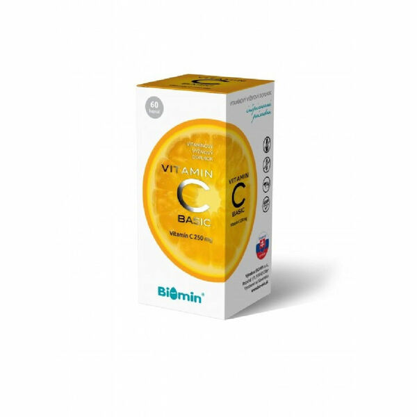 BIOMIN Vitamin C basic 60 kapslí porovnat ceny