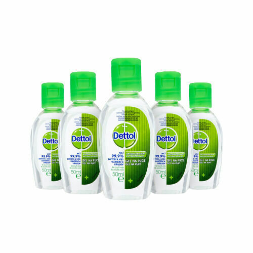 Dettol gel antibakterial 5x50ml porovnat ceny