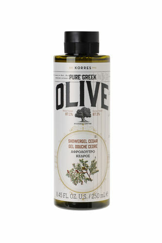 Korres Pure Greek Olive Sprchový gel s vůní cedrového dřeva 250ml porovnat ceny