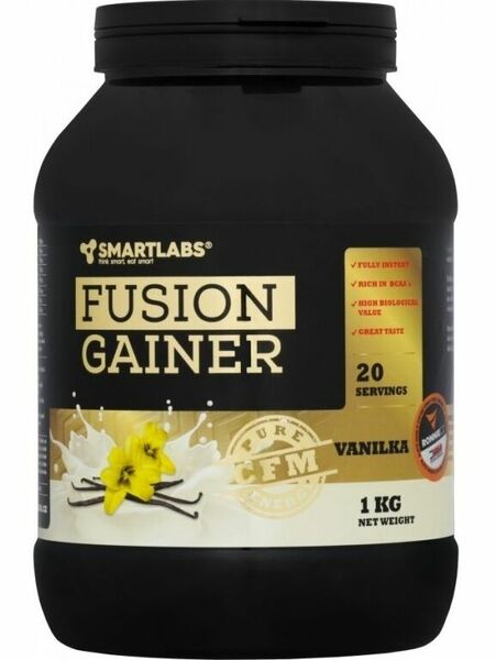 Smartlabs Fusion Gainer vanilka 1000g porovnat ceny