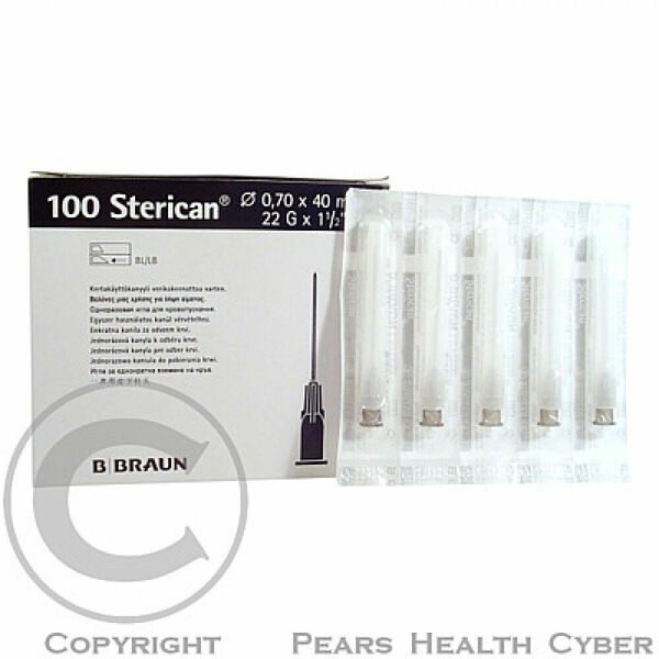 Injekční jehla PH 0.7 x 40 22 G 1 1/2 černá Sterican 100 kusů porovnat ceny