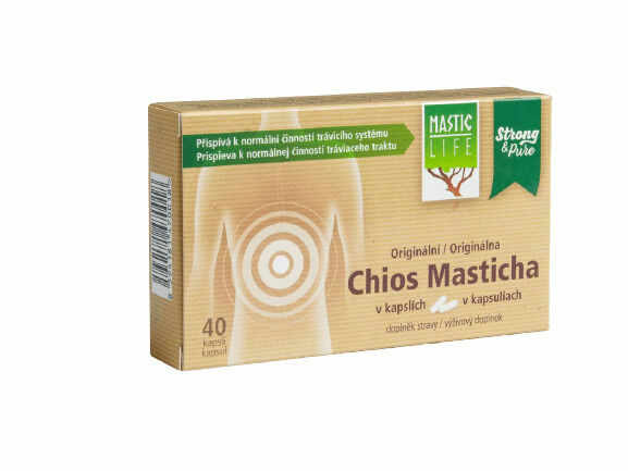 Masticlife Čistý prášek z chioské Mastichy 40 kapslí porovnat ceny