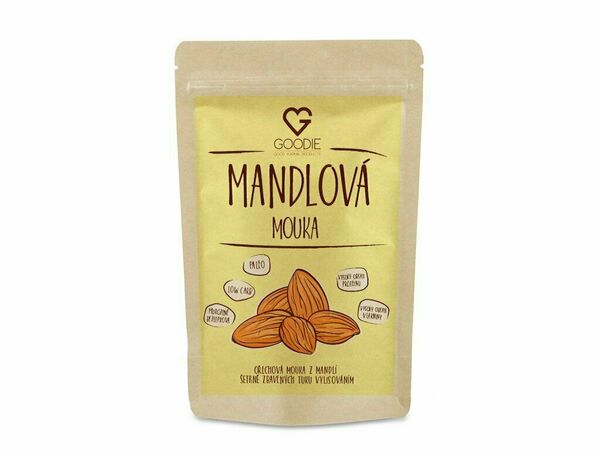 GOODIE Mandlová (proteinová) mouka BIO 200g porovnat ceny