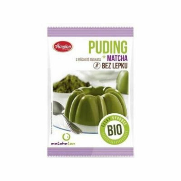 AMYLON Puding matcha s příchutí ananasu bez lepku BIO 40 g porovnat ceny