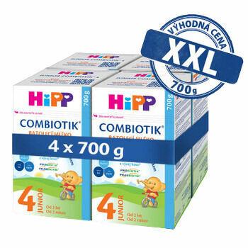 HiPP 4 JUNIOR Combiotik mléko 4x700g porovnat ceny