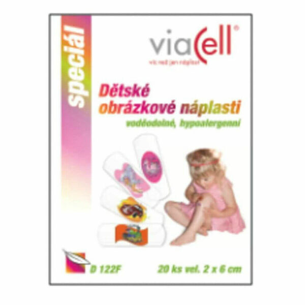 VIACELL Dětské obrázkové náplasti 20 kusů porovnat ceny