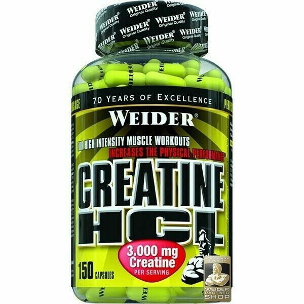 Weider, Creatine HCL, 150 kapslí porovnat ceny
