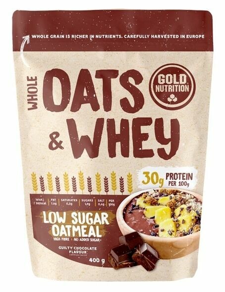 GoldNutrition Oats & Whey čokoláda 400g porovnat ceny