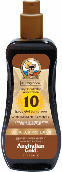 Australian Gold Spray Gel + Bronzer SPF10 237ml porovnat ceny